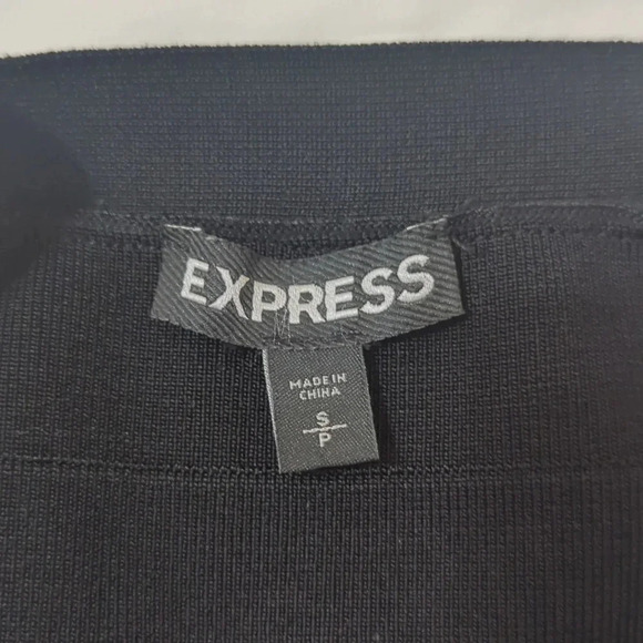 Express Sleeveless Bodycon Mini Dress, Color Black Size S/P - Picture 12 of 13